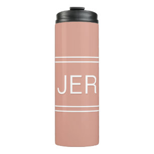 Termo Personalizado Iniciales Monogramadas Drinkware Gir