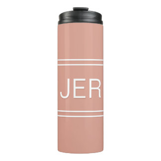 Termo Personalizado Iniciales Monogramadas Drinkware Gir