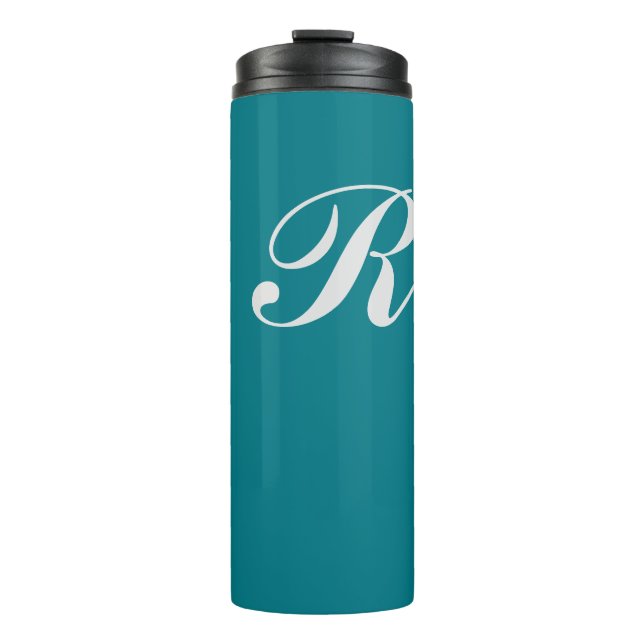 Termo Personalizado Monograma Aislado Tumbler (Anverso)