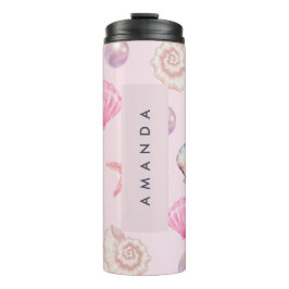 Termo Personalizado Monograma Regalos de Pearl Ocean en