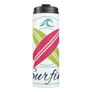 Termo Personalizado Monograma Surfer Tumbler