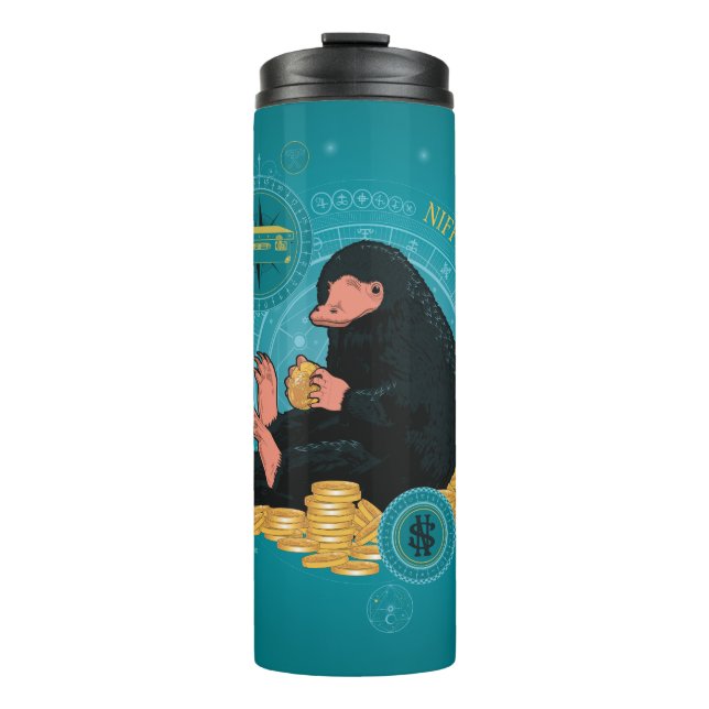 Termo Personalizado NIFFLER™ Con Monedas De Oro (Anverso)