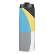 Personalizado, Nombre, Resumen Art amarillo azul n