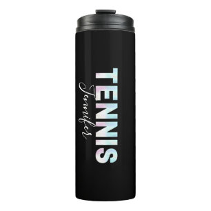 Termo Personalizado personalizado Chica de tenis Nombre