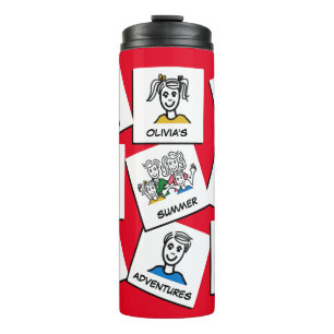 Termo Personalizado Personalizado Haz tu Propio Collage
