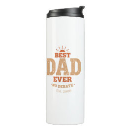 Termo Personalizado Retro Mejor Papá de Todos los Tiempo