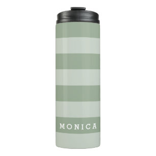 Termo Personalizado Sage a rayas