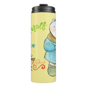 Termo Personalizado Sé Tú Mismo Pero Primer Oso De Café