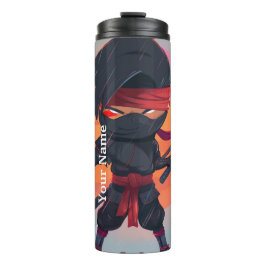 Termo Personalizado Su Nombre Ninja Boy Thermal Tumbler