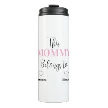 Personalizado Textos Día de la madre Tumbler térmi