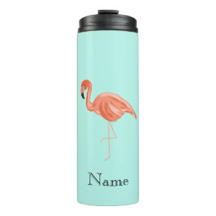 Termo Personalizado Tropical Flamingo