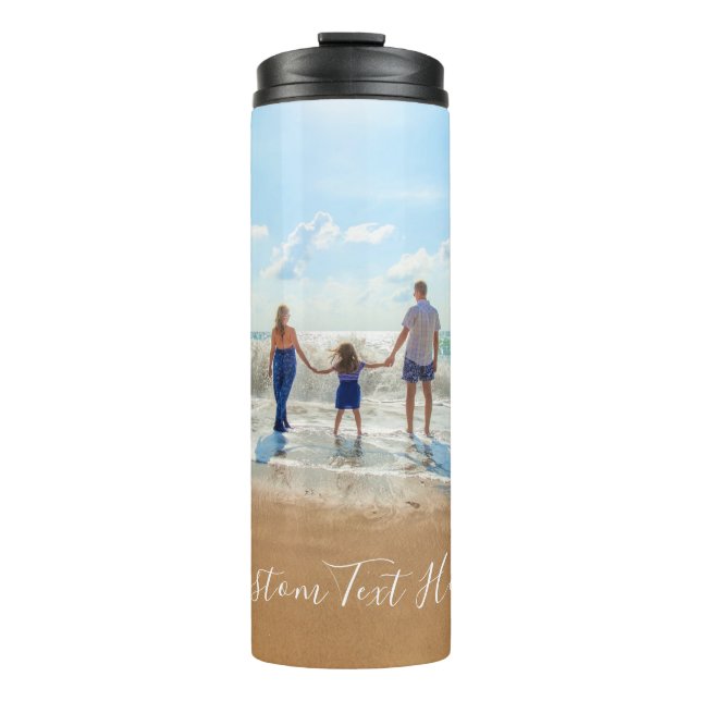 Termo Personalizado tu regalo de Tumbler térmico de foto (Anverso)
