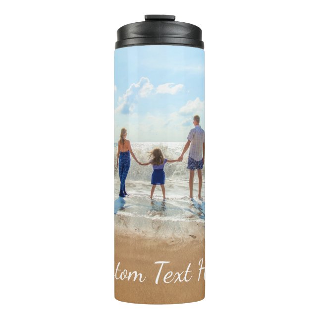 Termo Personalizado Tu Tumbler Termal De Texto De Foto F (Anverso)