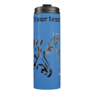 Termo Personalizado Zebras de impresión animal