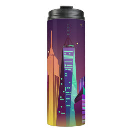 Termo Personalizados iniciales Tumbler de Ilustracion de