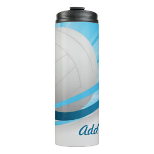 Termo Personalizar azul de voleibol Personaliza