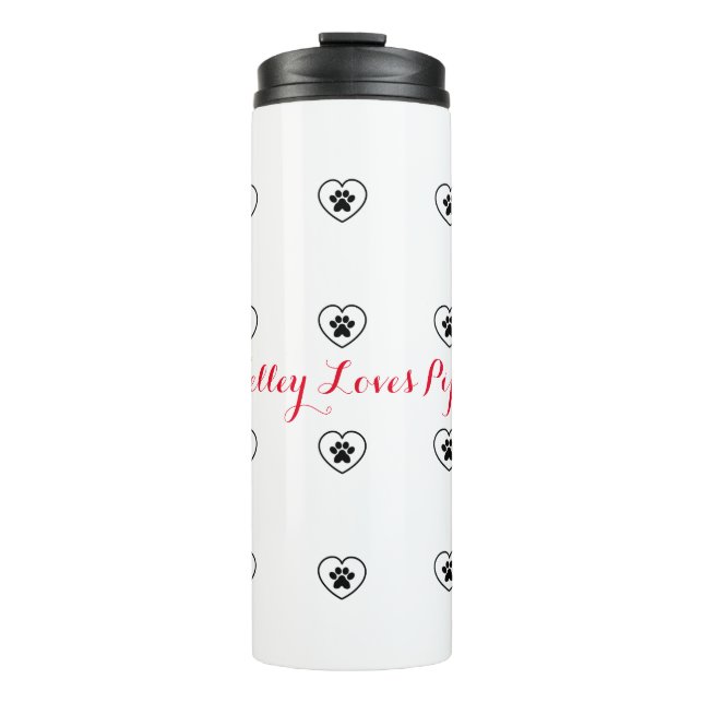 Termo Personalizar Mama ama a Dog Mug (Anverso)
