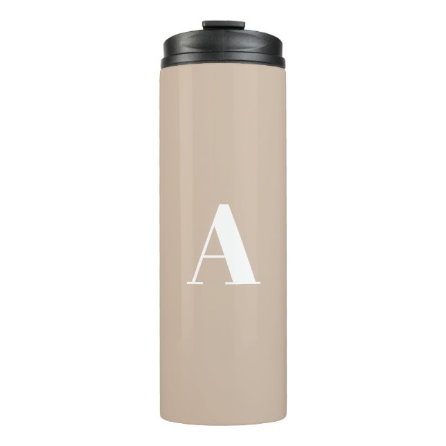 Termo Personalizar personalizar letra inicial de alfabet (Anverso)