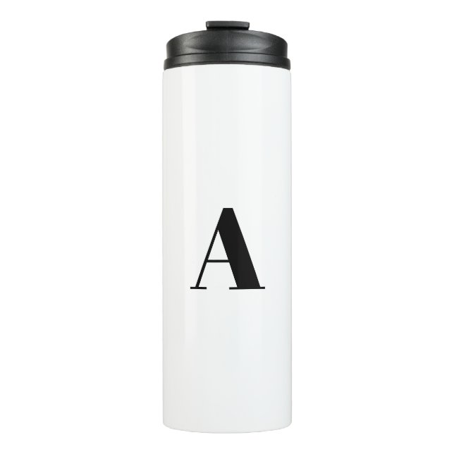 Termo Personalizar personalizar letra inicial de alfabet (Anverso)