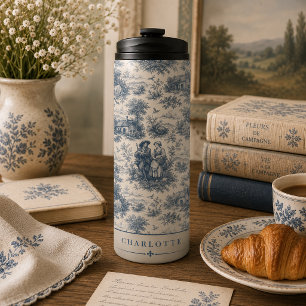 Termo Personalizar Toile del Campo Francés en Azul Polvo