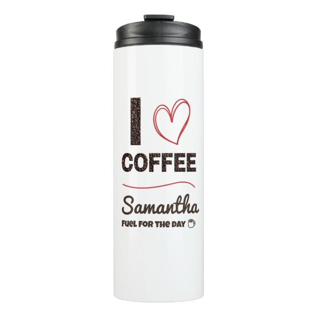 Termo Personalize Name Coffee Lover Gift for Her (Anverso)