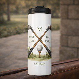 Termo Personalized Best Dad By Par Monogram