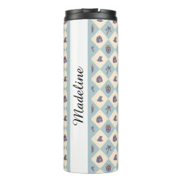 Termo Personalized Bookish Girly Tumbler Wizard Blue