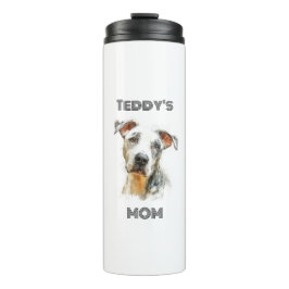 Termo Personalized Dog Mom Thermal Tumbler | Custom Gift