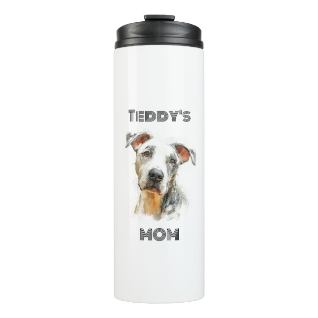 Termo Personalized Dog Mom Thermal Tumbler | Custom Gift (Anverso)