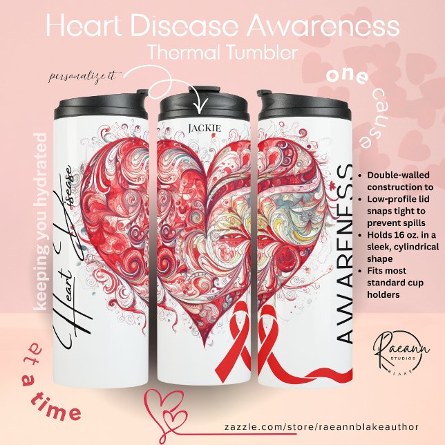 Termo Personalized Heart Disease Awareness  (Subido por el creador)