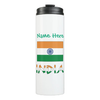 Termo Personalized India Flag 
