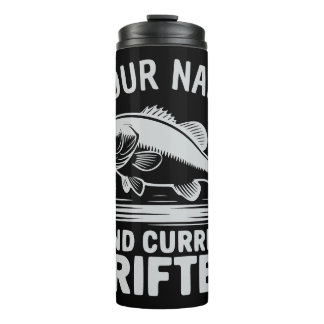 Termo Personalized Name Wind Current Drifter Bass Fish