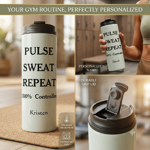 Termo Personalized Pulse Sweat Repeat gimnasio