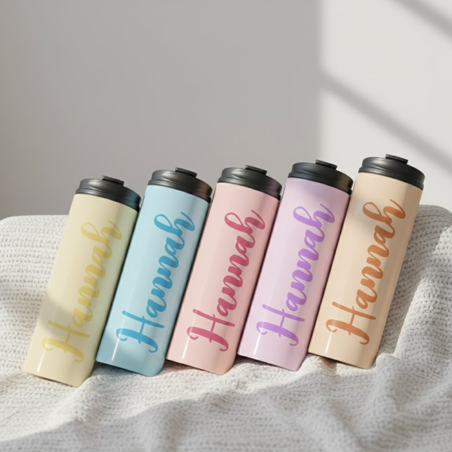 Termo Personalized Purple Tumbler Gift for Bridesmaids (Wedding Party Tumbler Gift for Bridesmaids, Family Birthday Tumbler Gift for Her, Mom or Grandma)