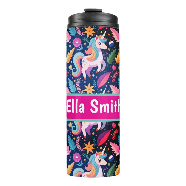 Termo Personalized unicorn drink tumbler (Anverso)