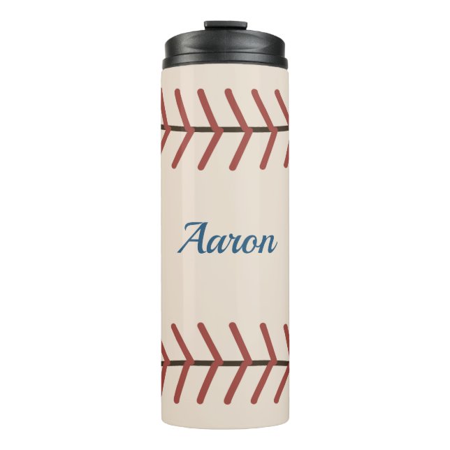 Termo Personalized Vintage Baseball Coffee Tumbler Gift (Anverso)