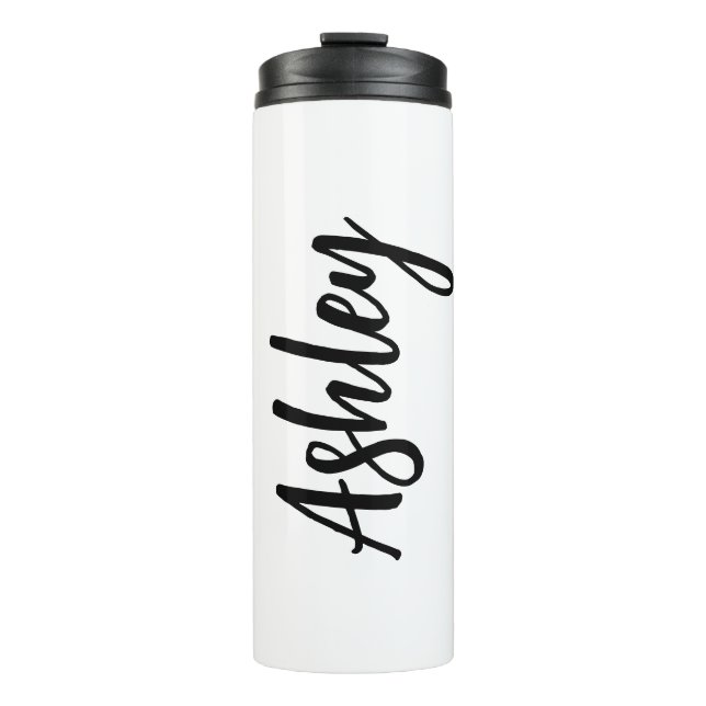 Termo Personalized Water Bottle with Straw – Custom Name (Anverso)