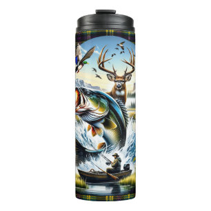 Termo Pesca, caza de venados y patos