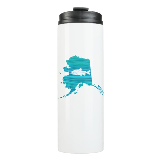 Termo Pesca de alaska Wave Salmon (Anverso)