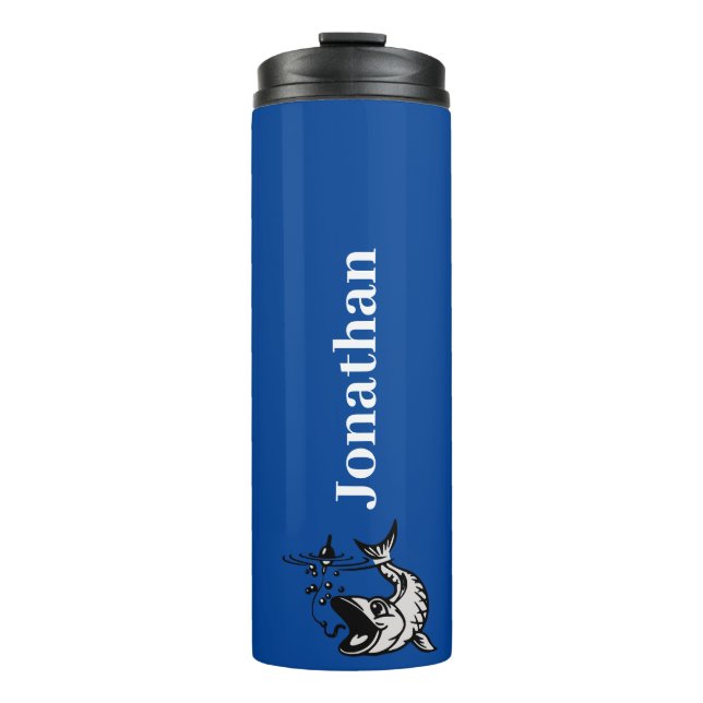 Termo Pesca masculina personalizada en la marina (Anverso)