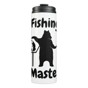 Termo Pesca, pesca divertida, pesca del oso, amor a la p