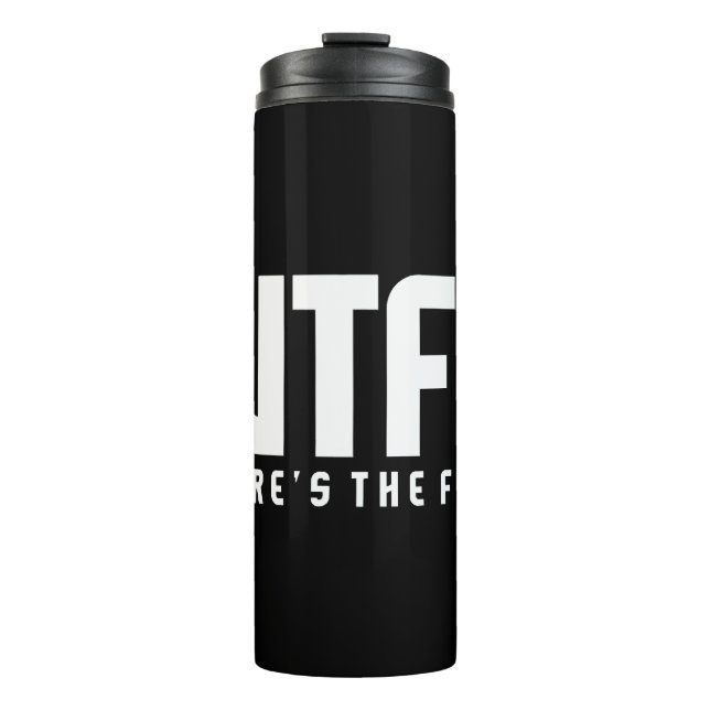 Termo Pesca - wtf dónde está el pez (Anverso)