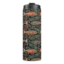 Termo Pescado de agua dulce, diseño elegante, trucha, pe