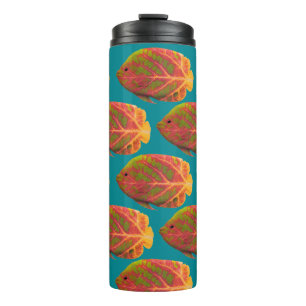 Termo Pescado tropical de hoja de ave 1