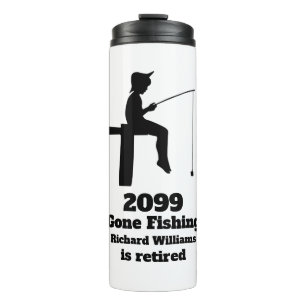 Termo Pescador retirado de la pesca moderna abandonada