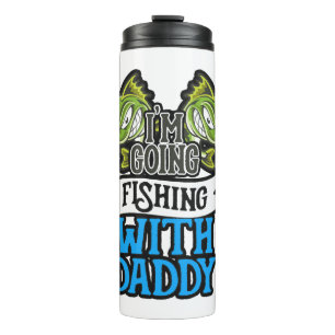 Termo Pescando con papi enarbolando regalos para niños