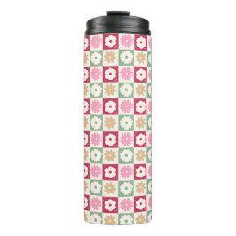 Termo Pétalos en Silencio 04. Estampado floral.