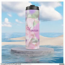 Pétalos Rosa Y Púrpura Personalizados