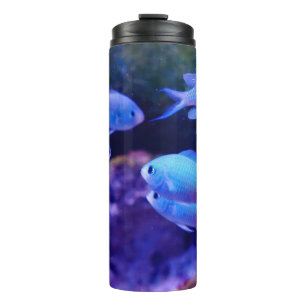 Termo Pez azul tropical
