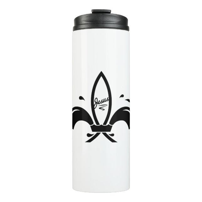 Termo Pez Jesús Flor De Lis (Anverso)